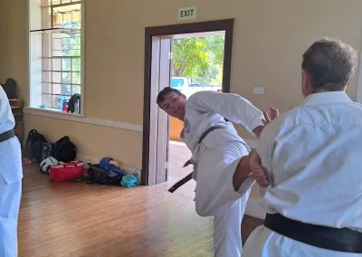 Karatekas at Regional Training in Sabie