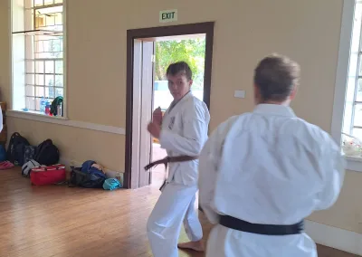 Karatekas at Regional Training in Sabie