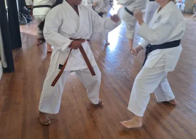 Karatekas at Regional Training in Sabie