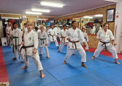 Training at NWS Karate Boksburg