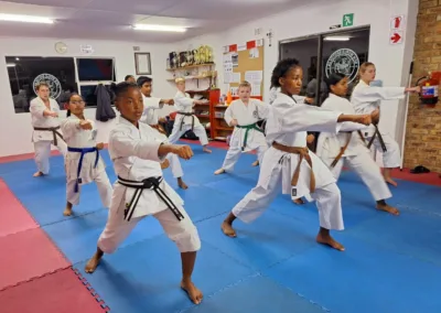 Training at NWS Karate Boksburg