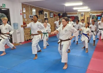 Training at NWS Karate Boksburg