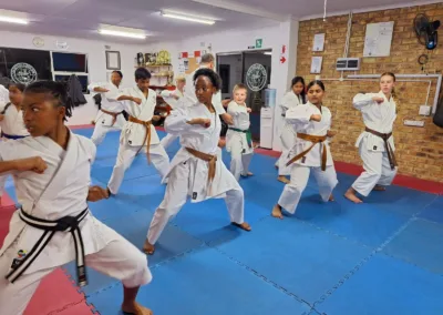 Training at NWS Karate Boksburg