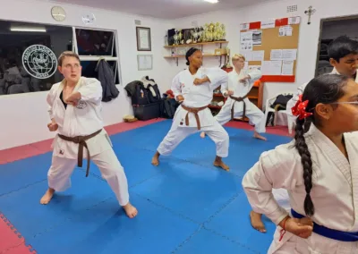 Training at NWS Karate Boksburg
