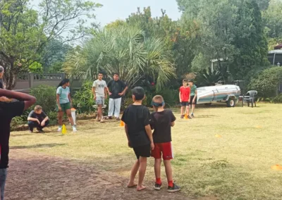 Team Building at New World Shotokan Karate Dojo, Boksburg