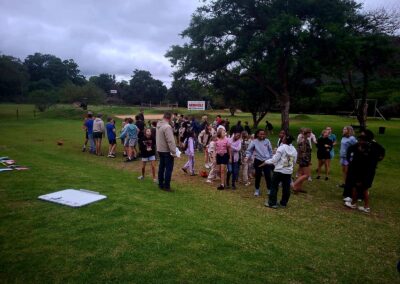 NWS Karate. Arrival and team selection at the Mankele Gushuku.