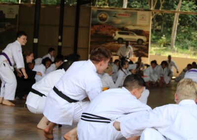 NWS Karate. Group training at the Mankele Gushuku.