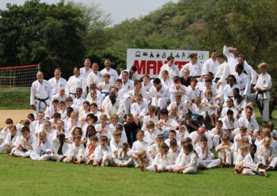 NWS Karate. Group photo after training at the Mankele Gushuku.