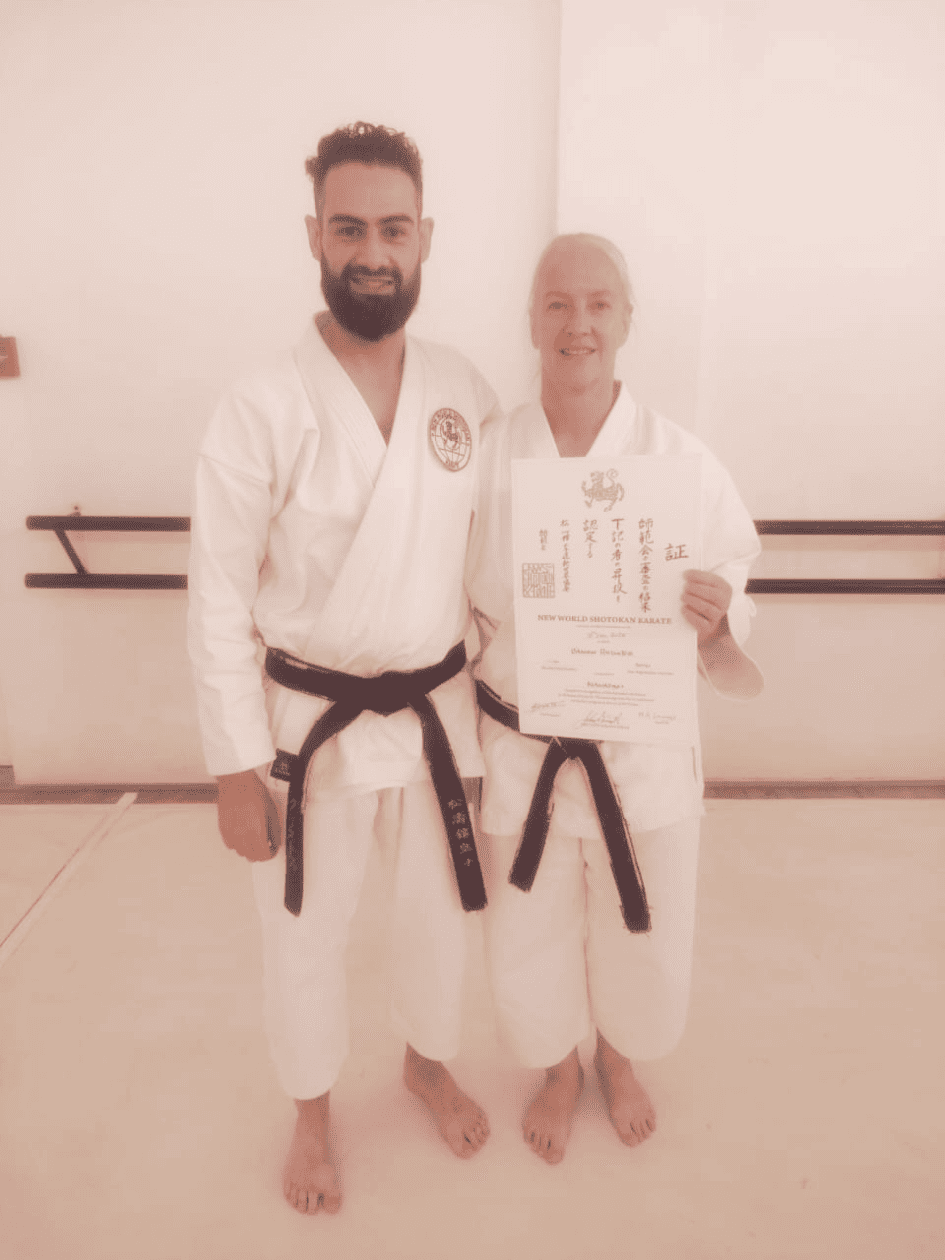 Sensei Janien (4th Dan) and Sensei Janien (7th Dan)