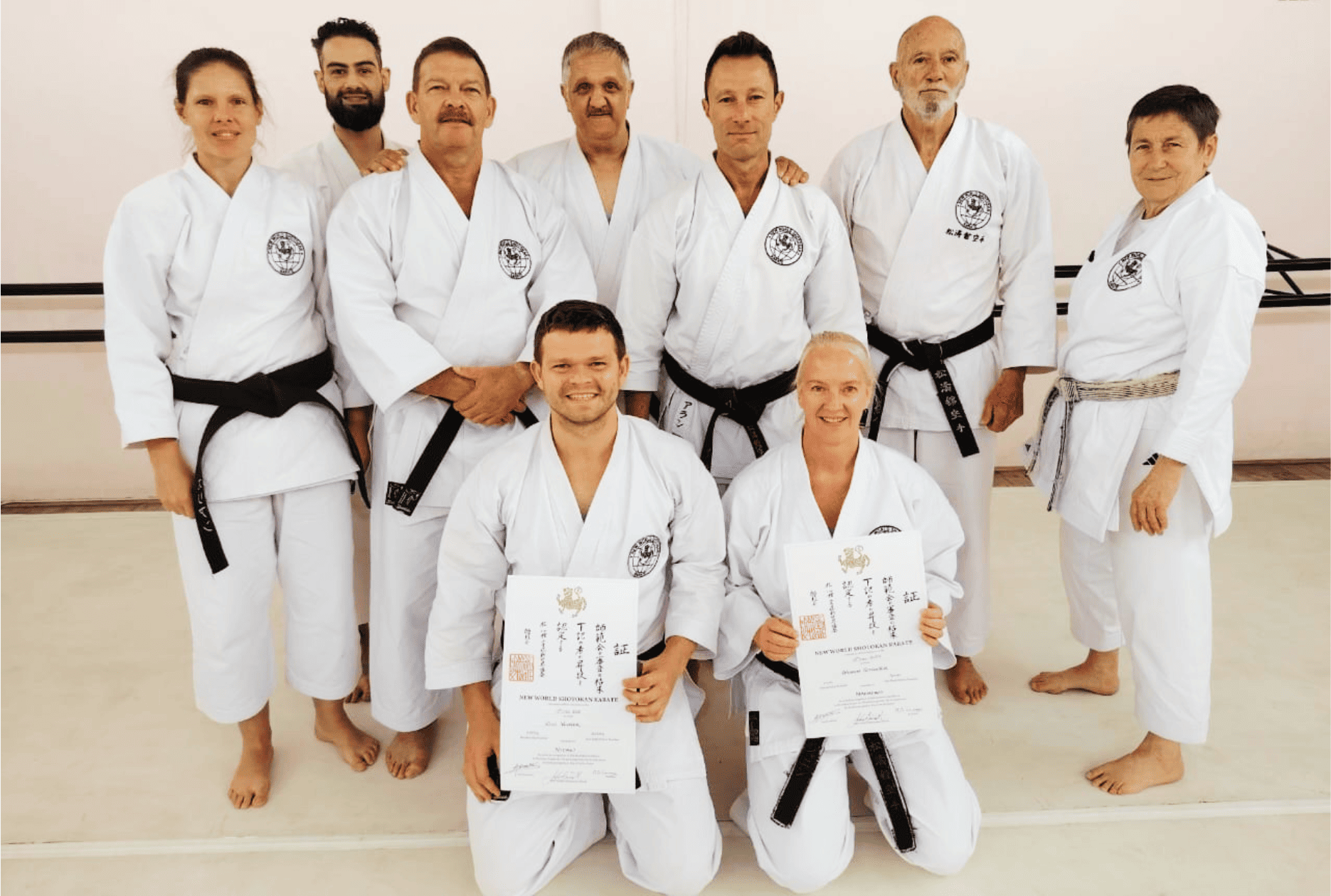 Dan Grading Group 2025 - New World Shotokan Karate.